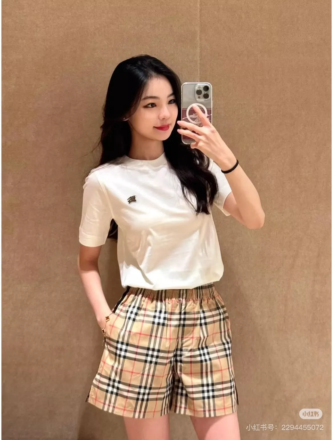 버버리 메탈 승마 기사 로고 코튼 반팔 상세 이미지 42