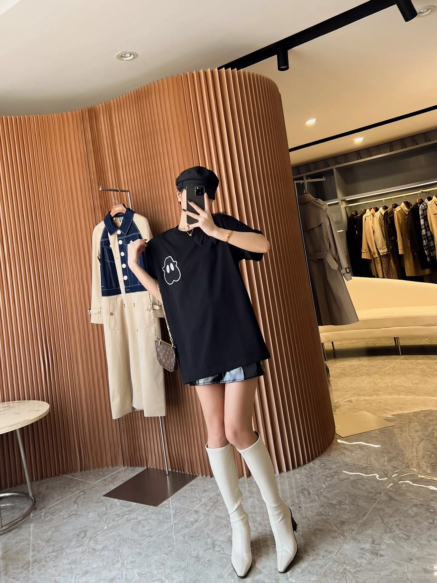 버버리 몬스터 자수 오버핏 코튼 반팔 상세 이미지 62