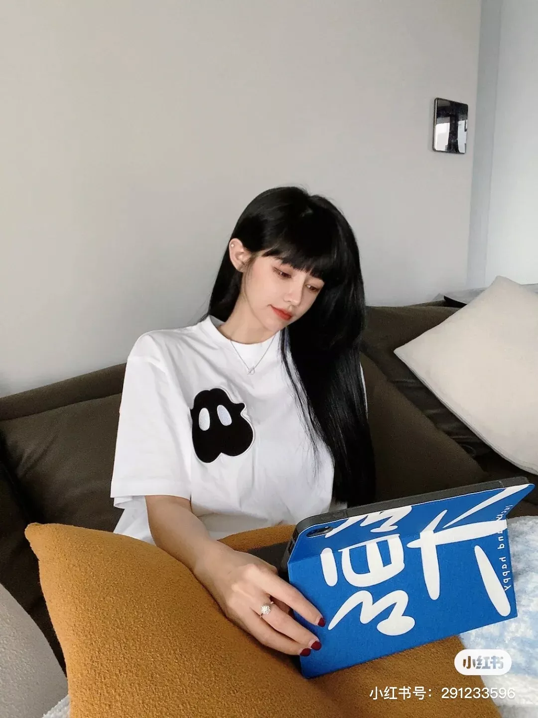 버버리 몬스터 자수 오버핏 코튼 반팔 상세 이미지 86