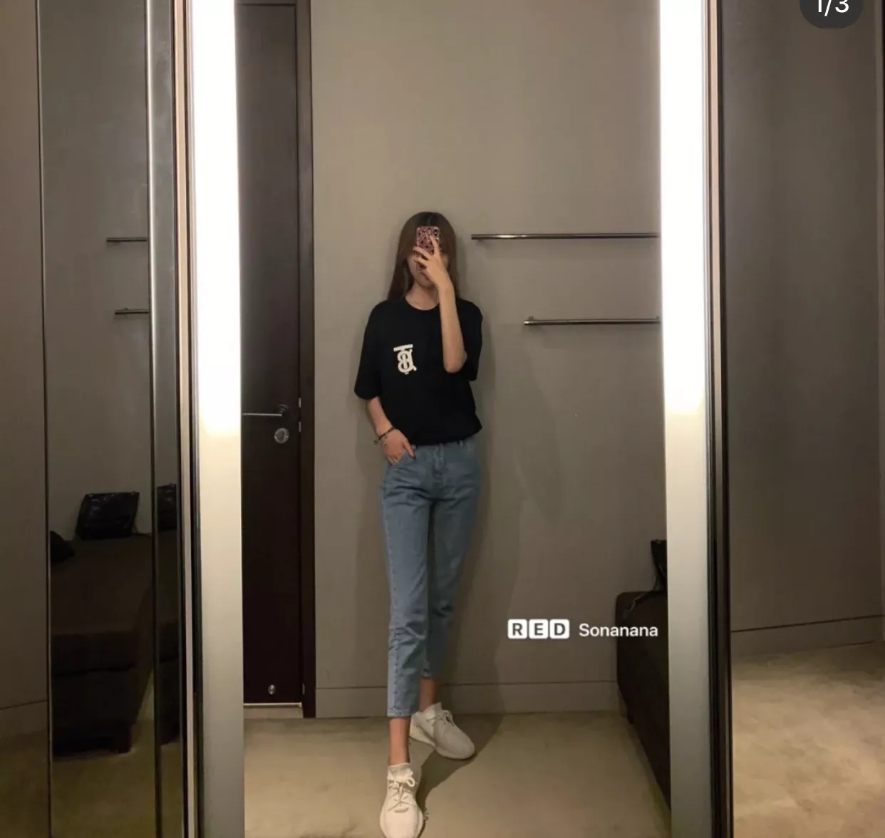 버버리 로고 프린트 루즈핏 라운드 티셔츠 상세 이미지 62