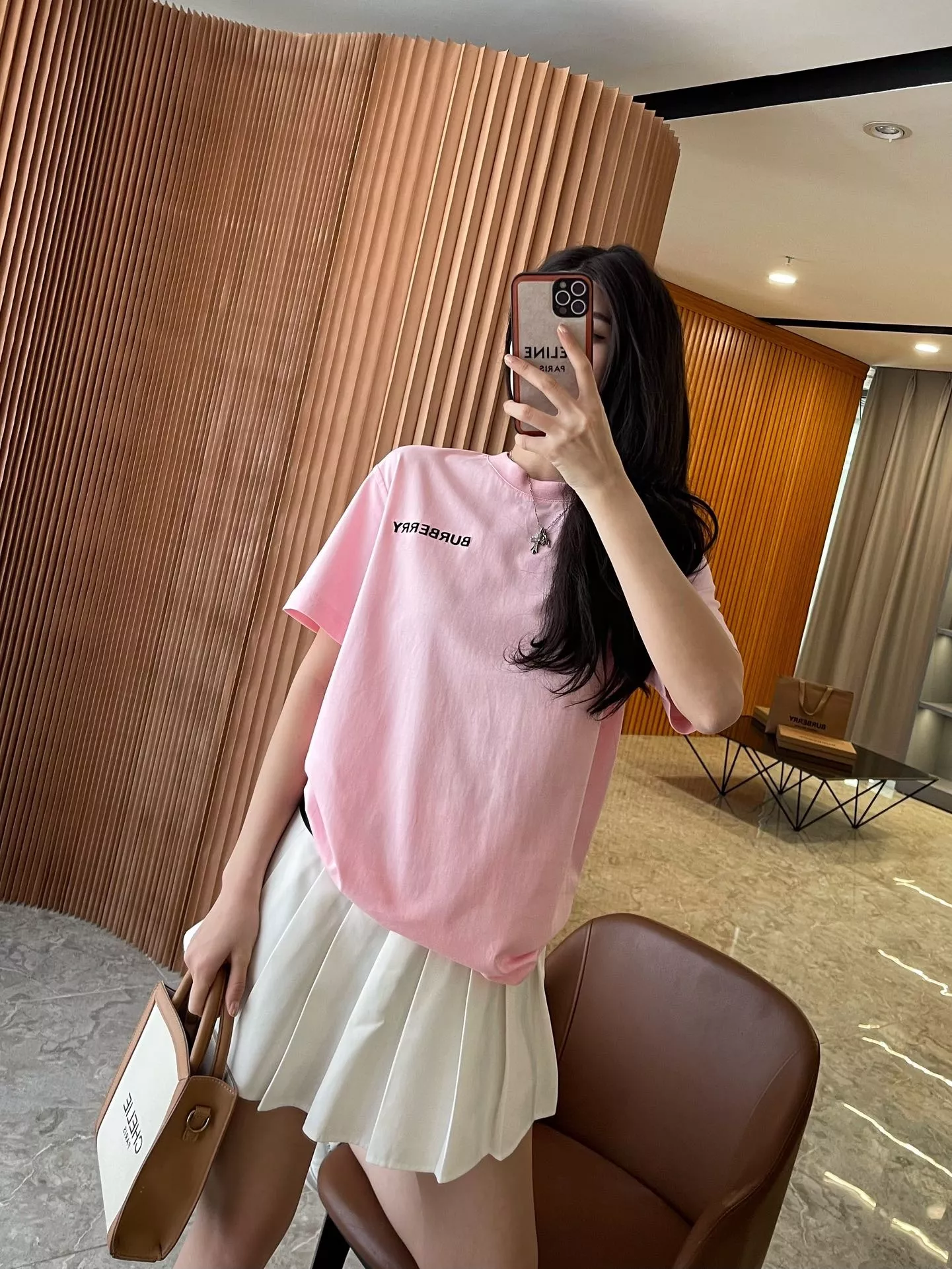 버버리 TB 자수 코튼 반소매 티셔츠 상세 이미지 71