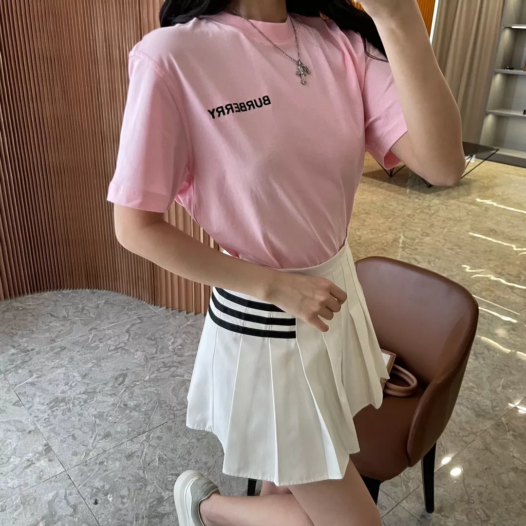 버버리 TB 자수 코튼 반소매 티셔츠 상세 이미지 75