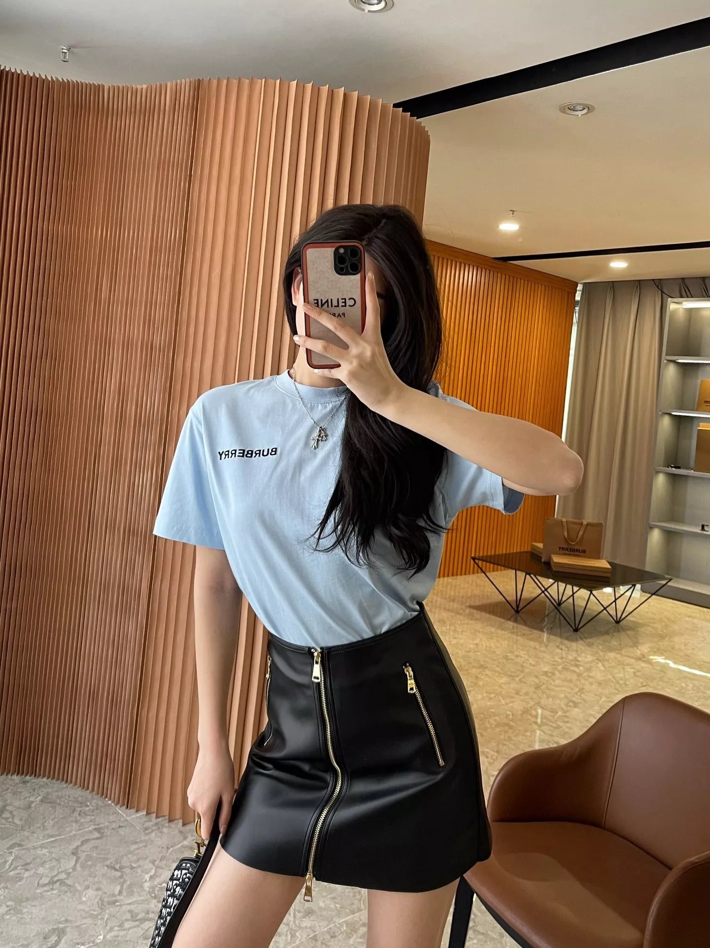 버버리 TB 자수 코튼 반소매 티셔츠 상세 이미지 66