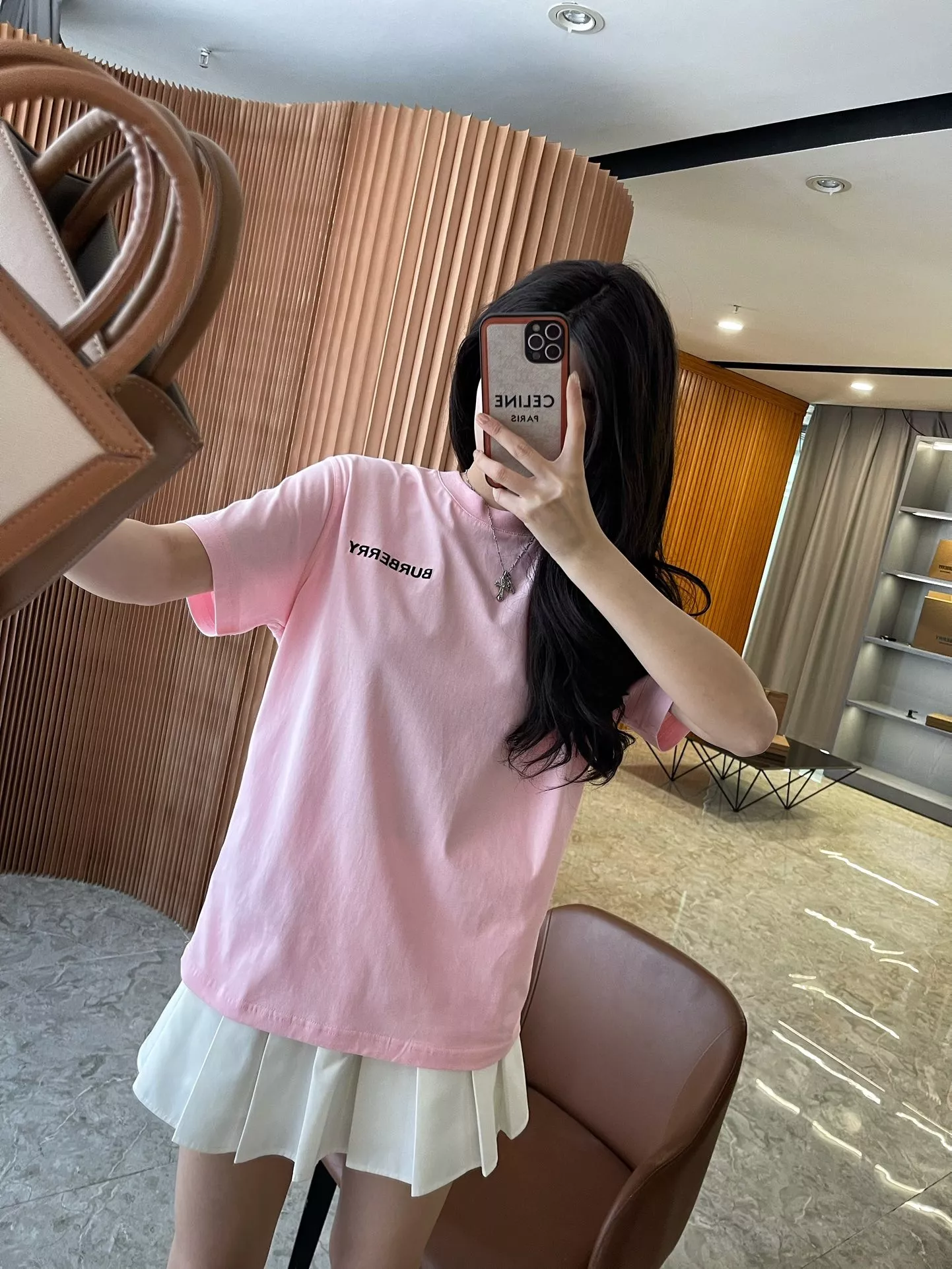 버버리 TB 자수 코튼 반소매 티셔츠 상세 이미지 72