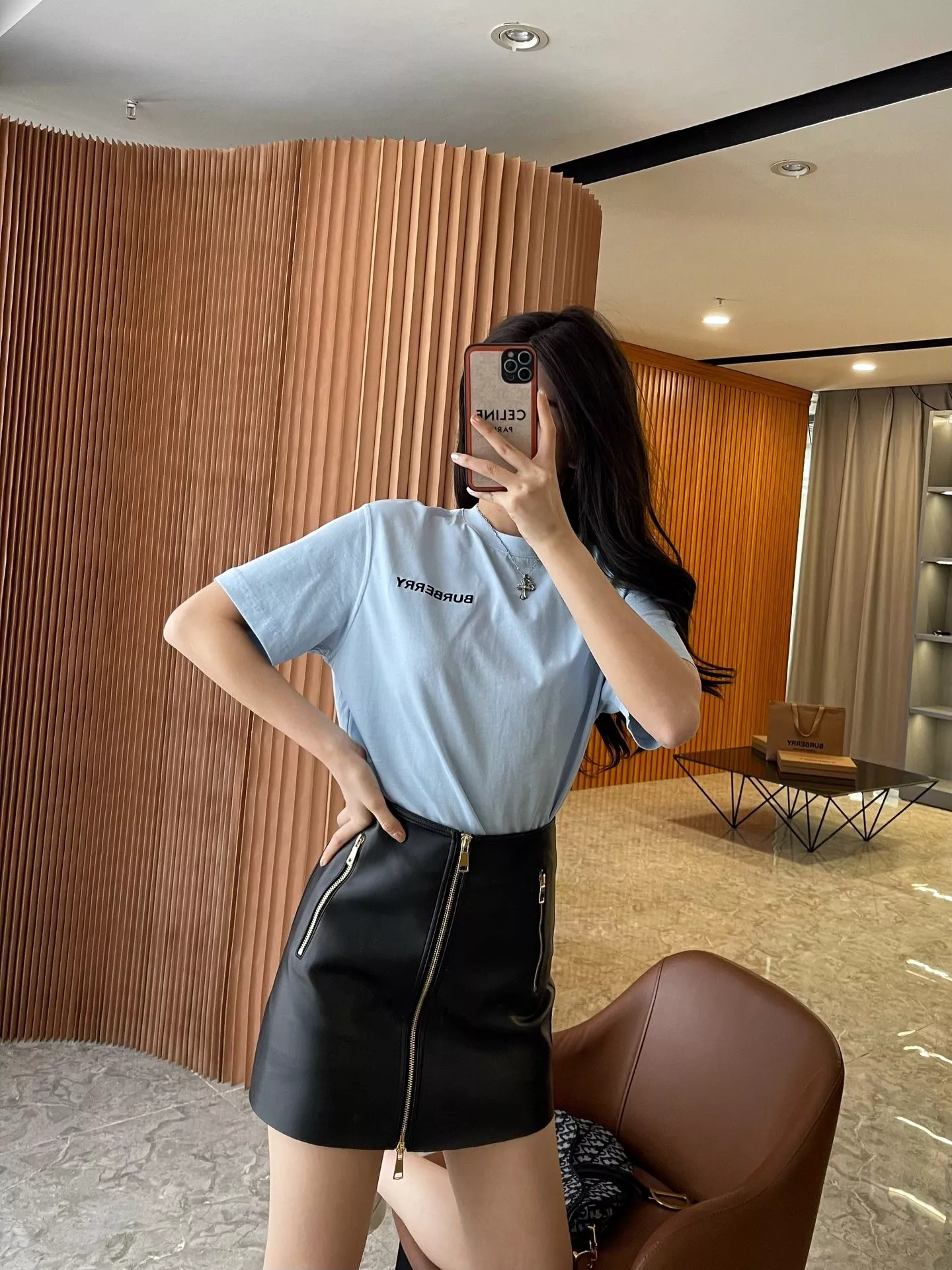 버버리 TB 자수 코튼 반소매 티셔츠 상세 이미지 63