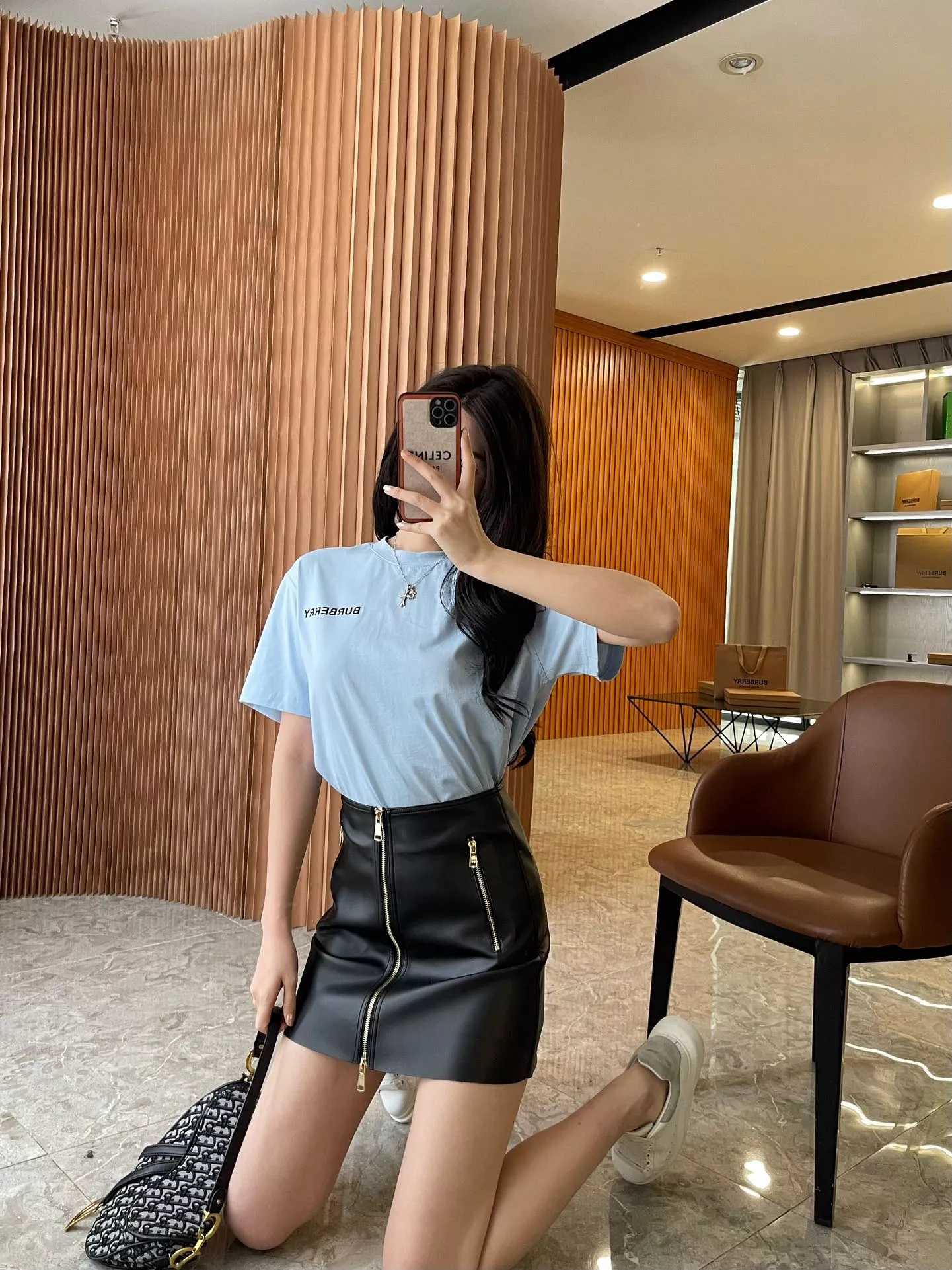 버버리 TB 자수 코튼 반소매 티셔츠 상세 이미지 68
