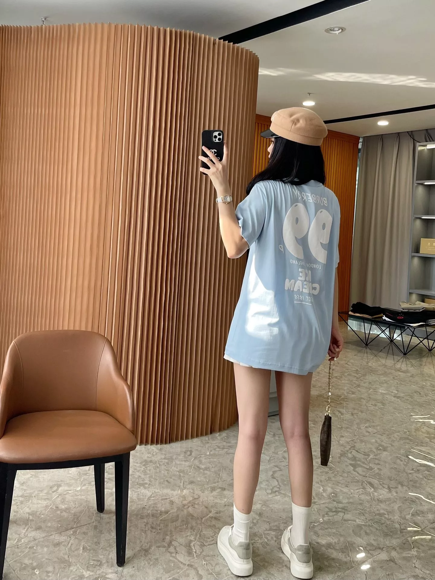 버버리 아이스크림 프린트 코튼 반팔 티셔츠 상세 이미지 60