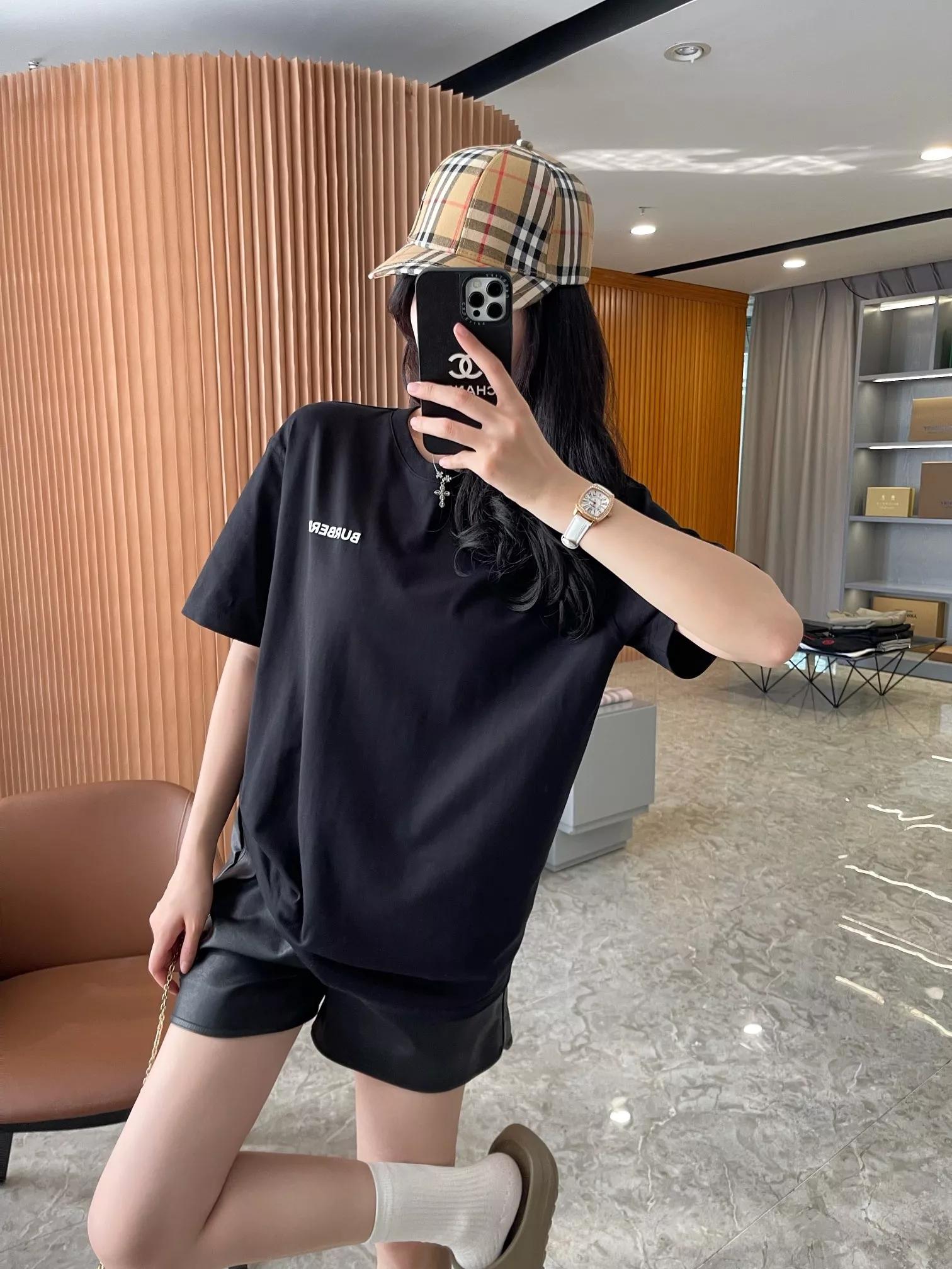 버버리 아이스크림 프린트 코튼 반팔 티셔츠 상세 이미지 71