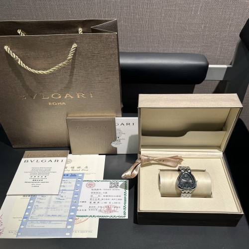 불가리 클래식 여성 메탈 손목시계