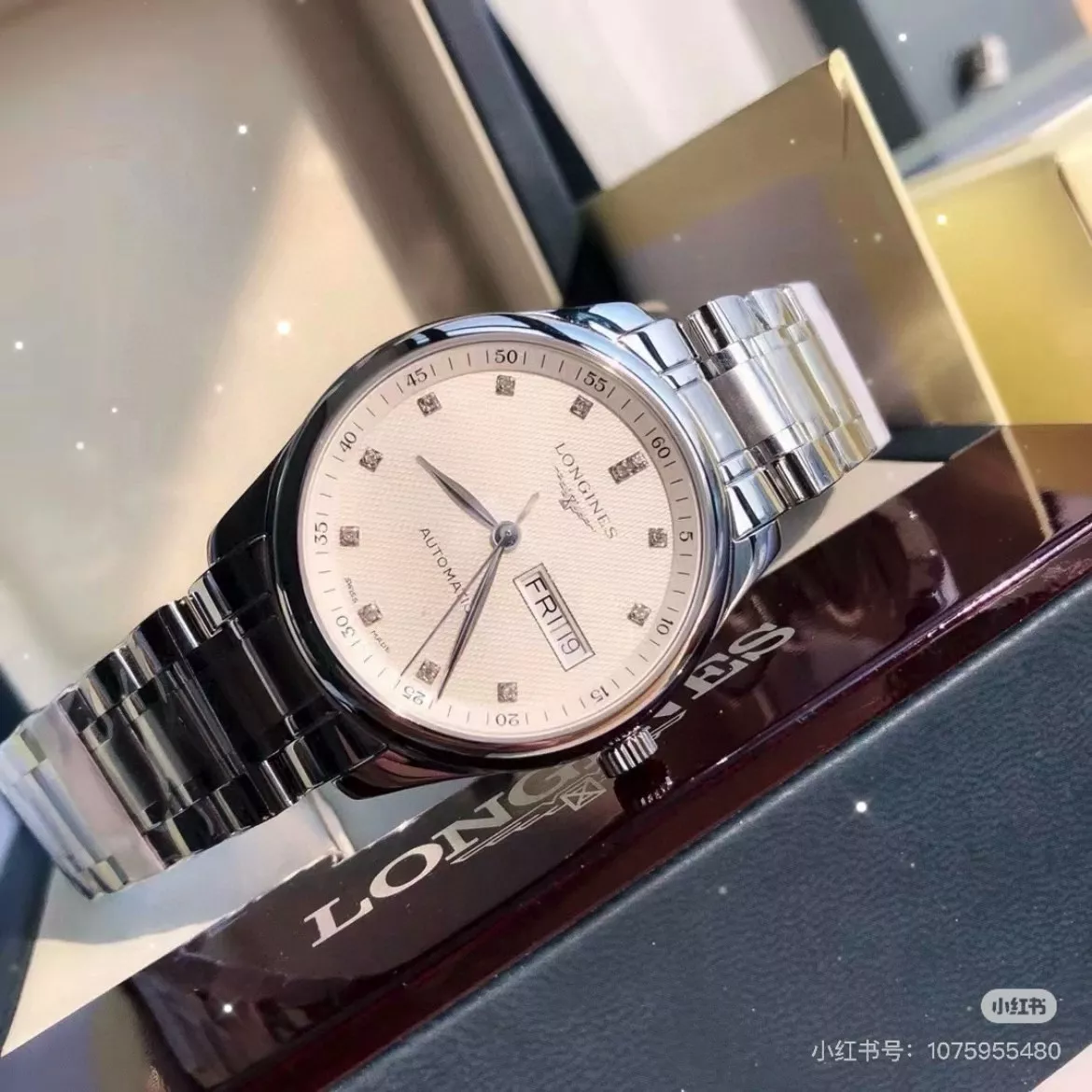 론진 남성용 클래식 기계식 손목시계 상세 이미지 12