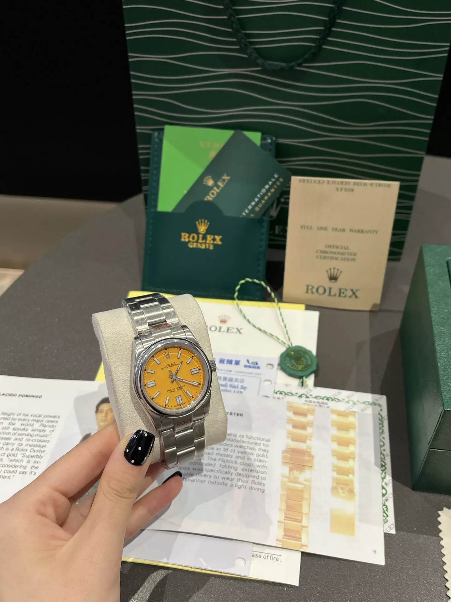 롤렉스 오이스터 퍼페츄얼 메탈 손목시계 상세 이미지 5
