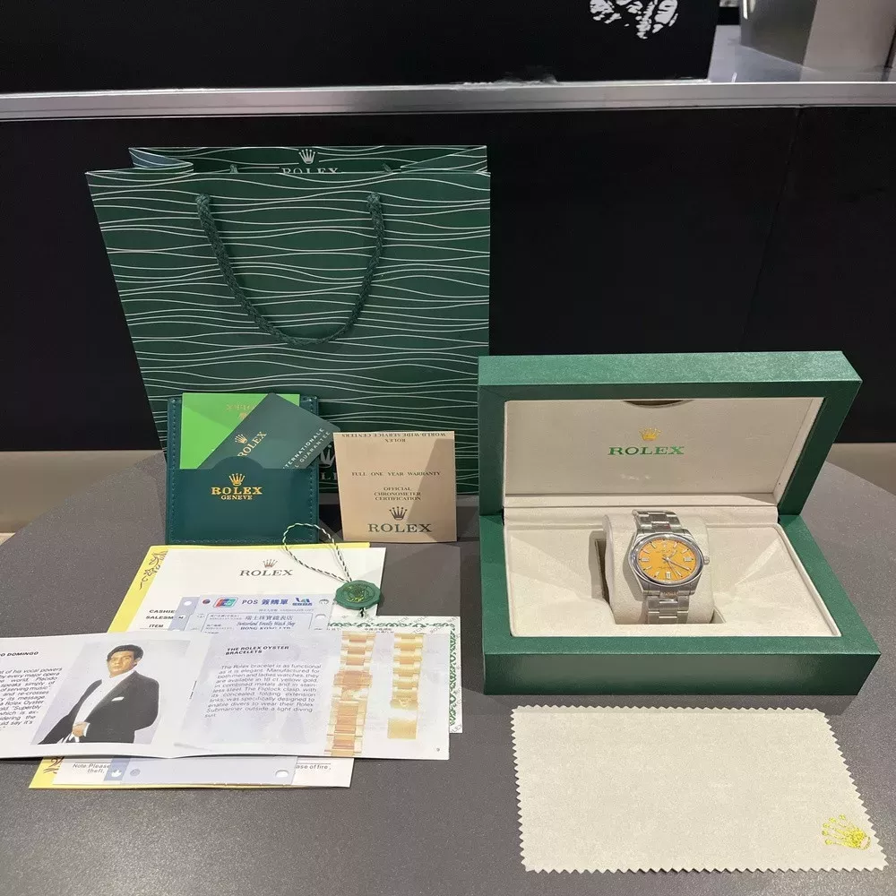 롤렉스 오이스터 퍼페츄얼 메탈 손목시계
