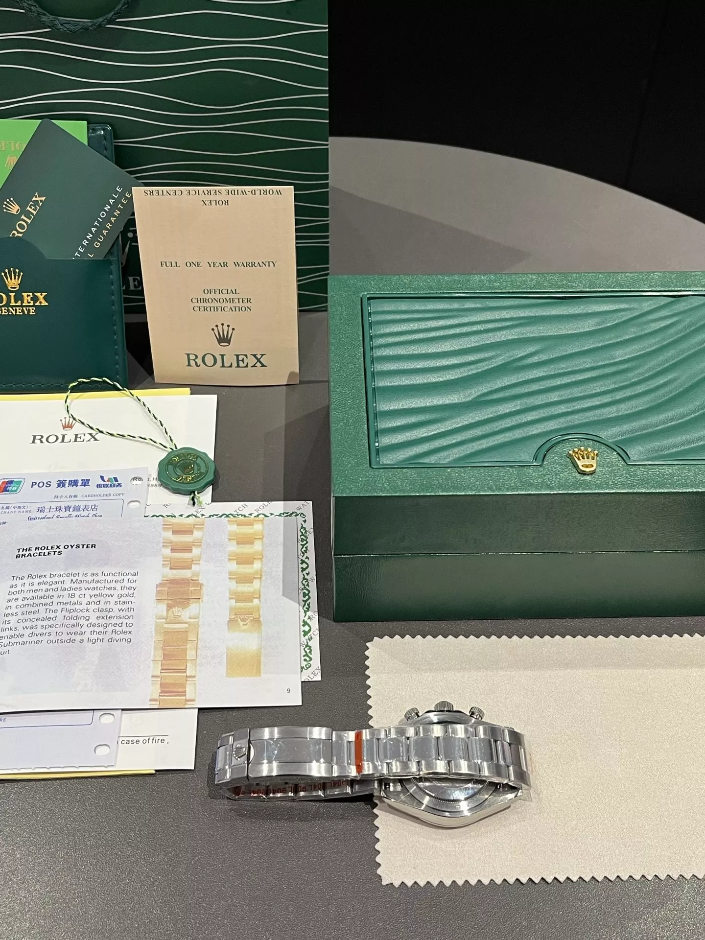롤렉스 판다 다이얼 메탈 손목시계 상세 이미지 7