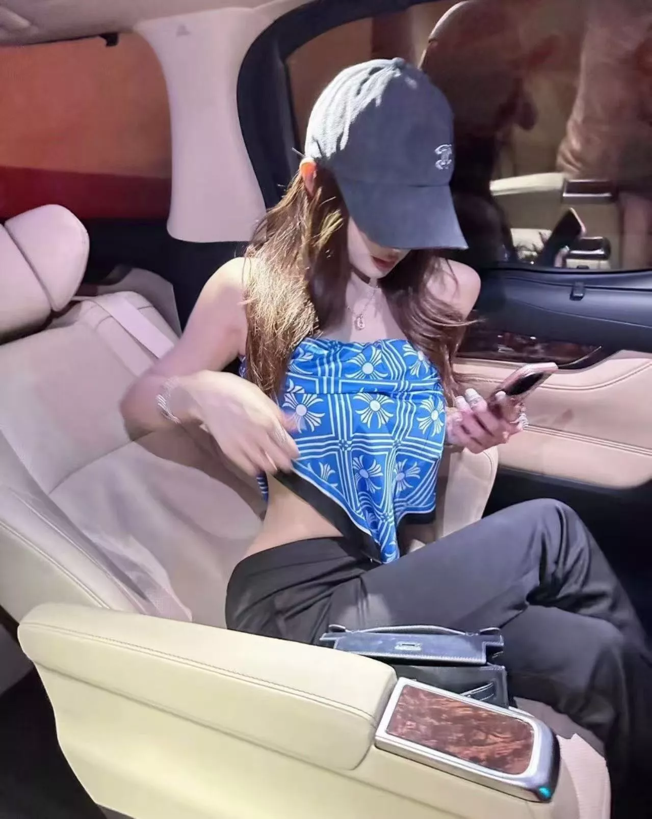 크롬하츠 십자가 로고 프린트 홀터 상의 상세 이미지 15