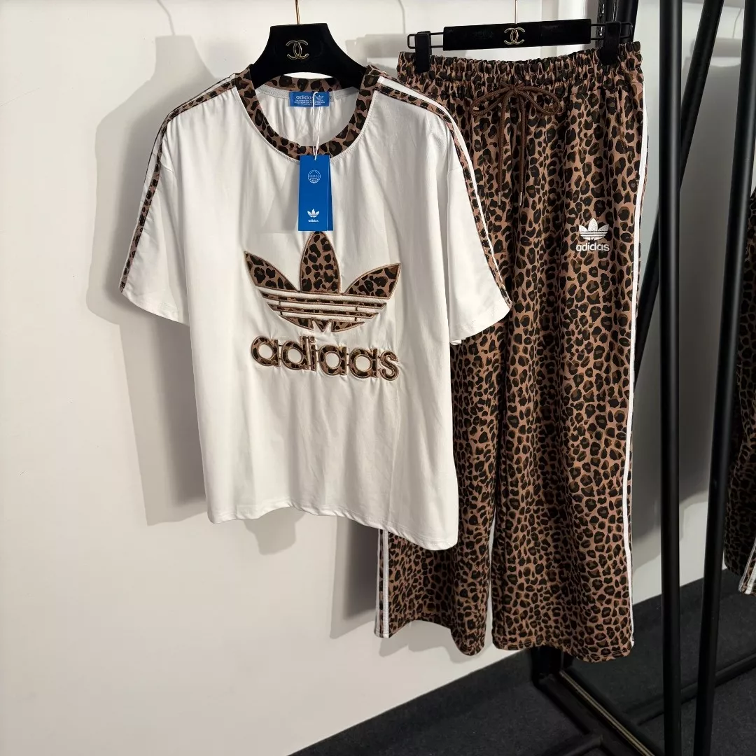 아디다스 삼엽로고 자수 반소매 티셔츠 세트 상세 이미지 10