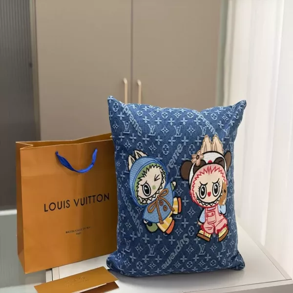 루이비통 데님 모노그램 콜라보 쿠션