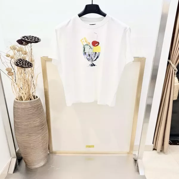 펜디 아이스크림 프린트 반소매 티셔츠