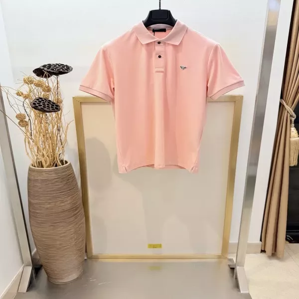 프라다 삼각 로고 반소매 폴로 상의