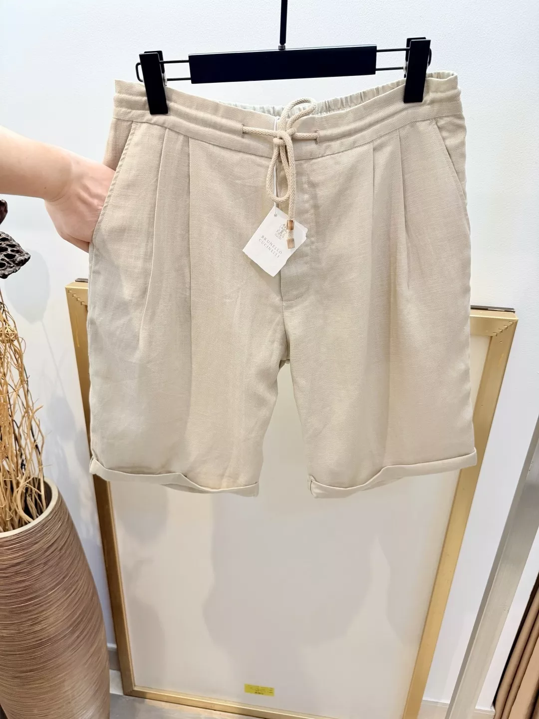 브루넬로쿠치넬리 린넨 블렌드 버뮤다 쇼츠 상세 이미지 2