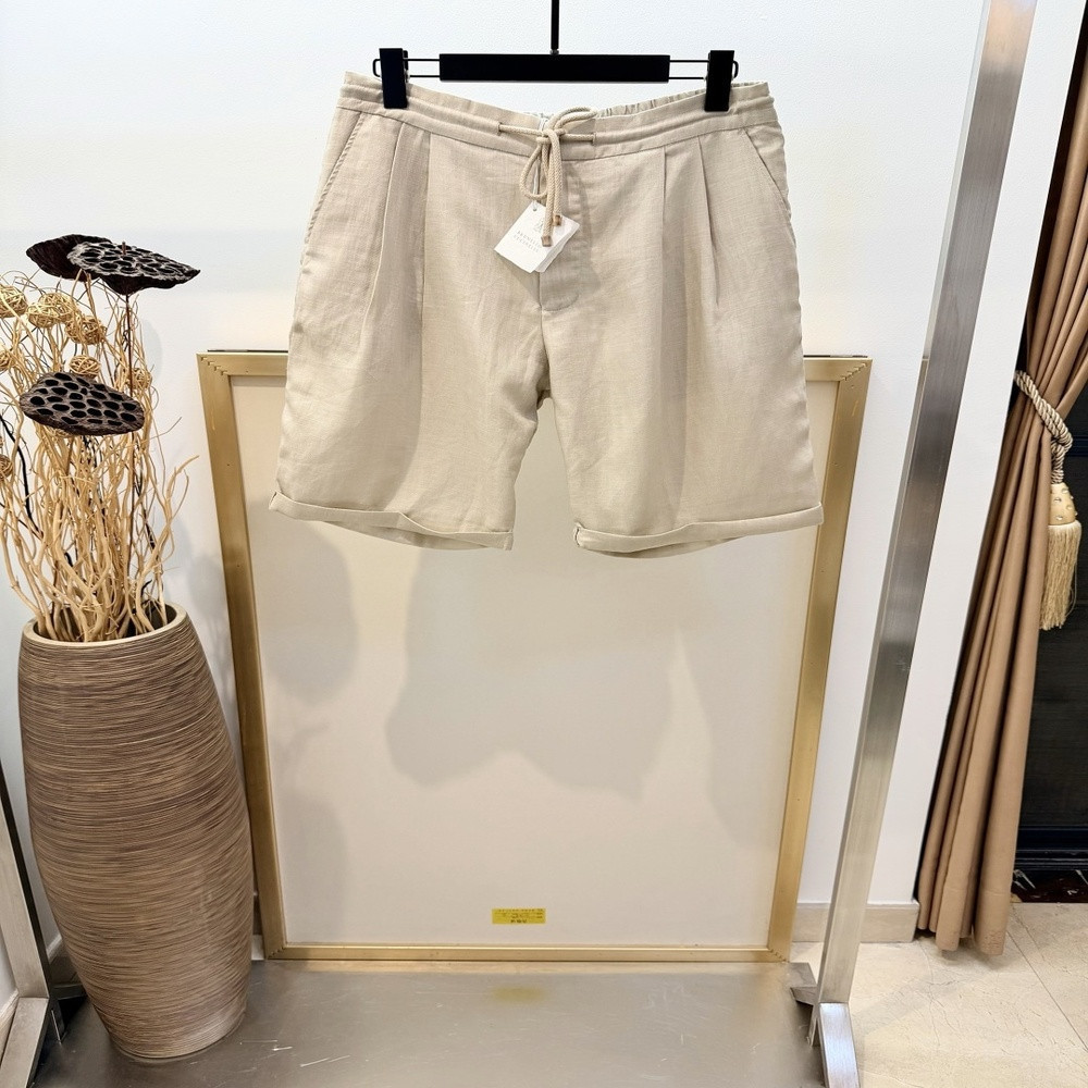 브루넬로쿠치넬리 린넨 블렌드 버뮤다 쇼츠