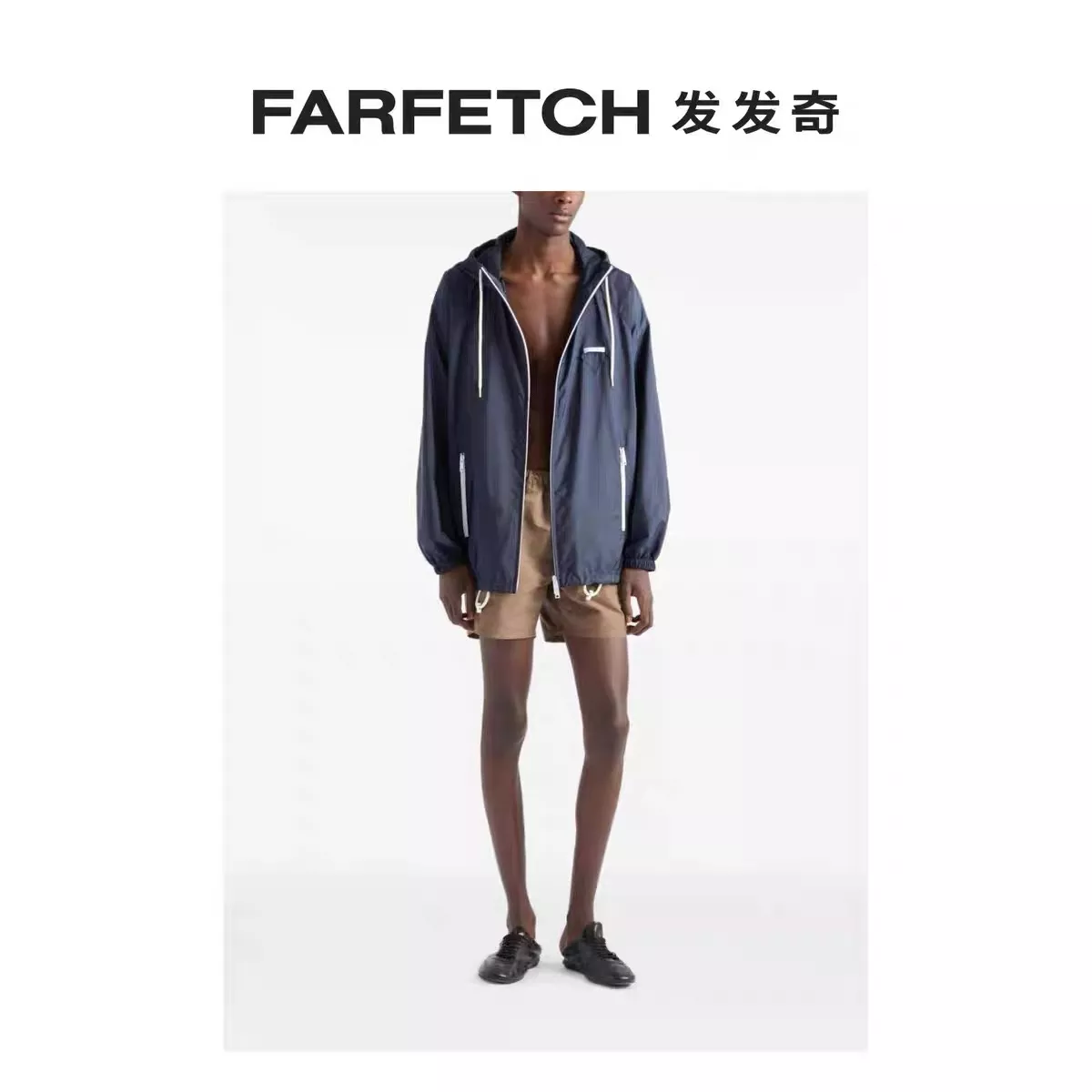 프라다 리사이클 나일론 후드 재킷 상세 이미지 20