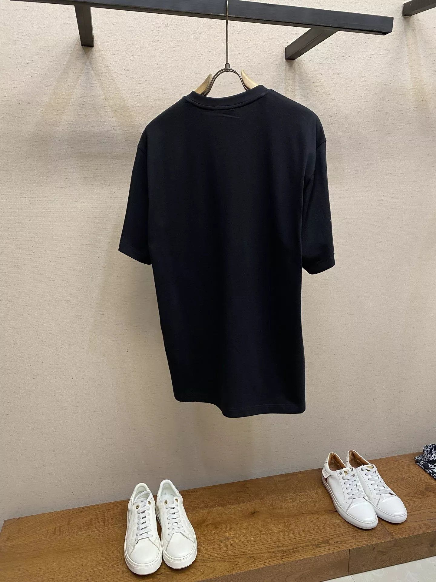 입생로랑 로고 레터링 루즈핏 반팔 티셔츠 상세 이미지 3