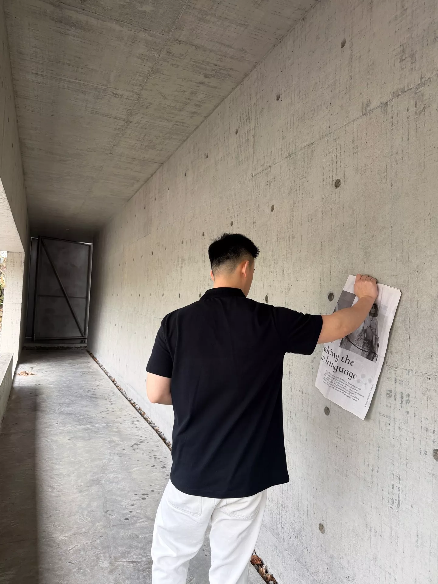 베르사체 메두사 자수 폴로 반소매 상의 상세 이미지 12