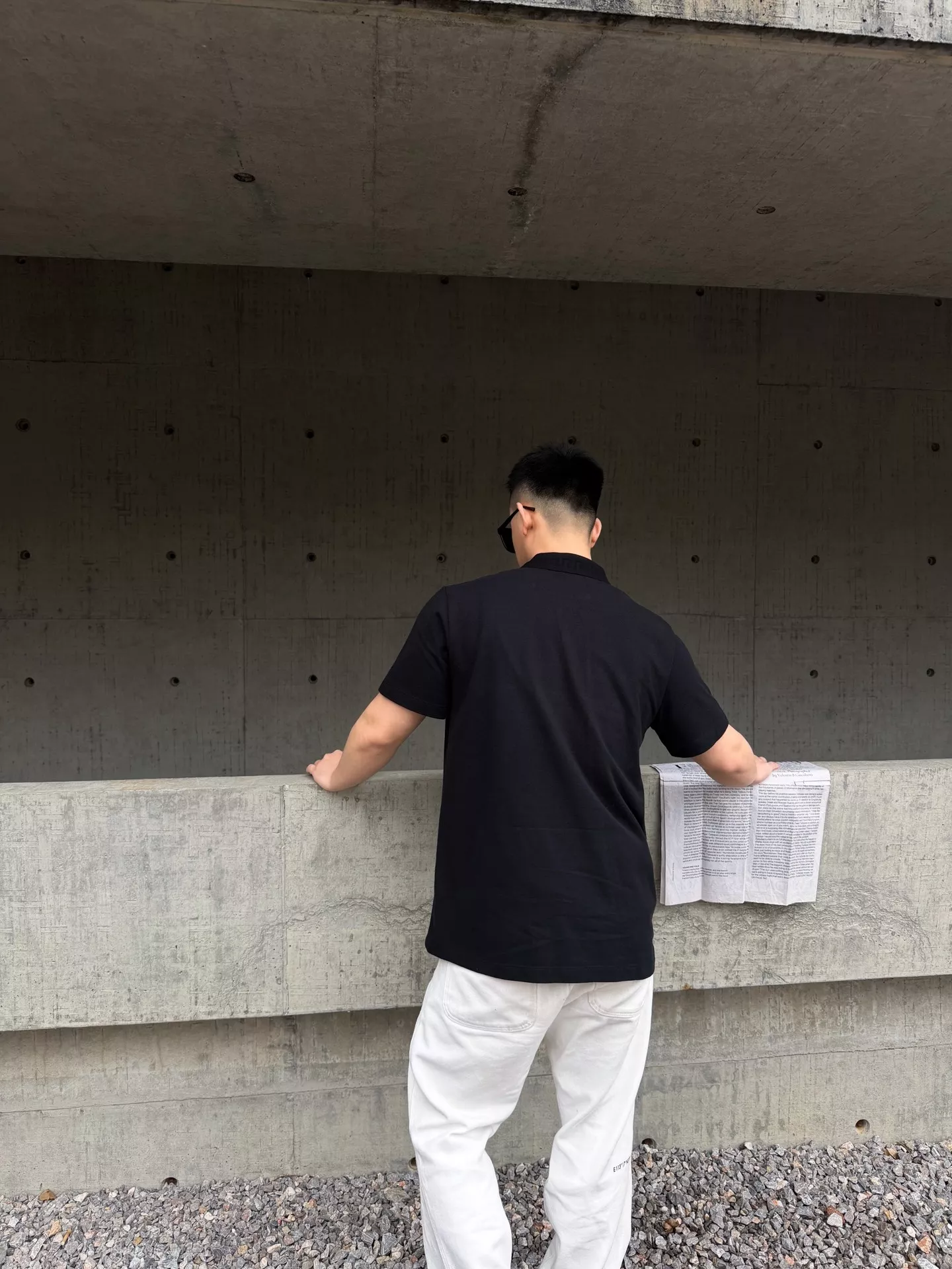 베르사체 메두사 자수 폴로 반소매 상의 상세 이미지 10