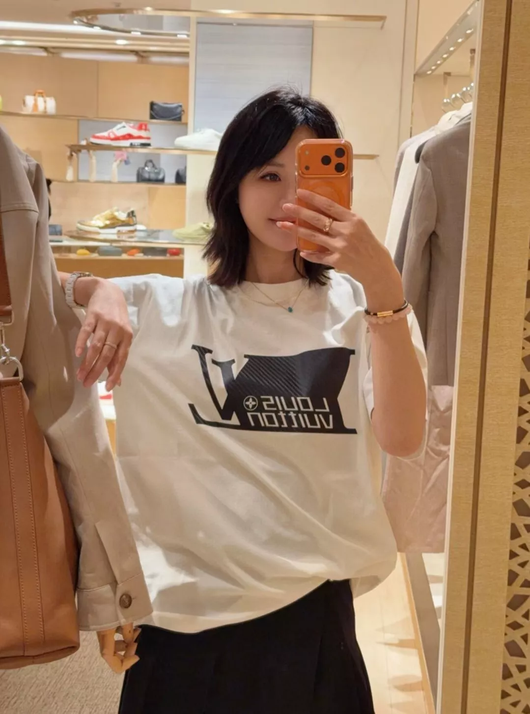 루이비통 스프린터 그래픽 코튼 티셔츠 상세 이미지 15