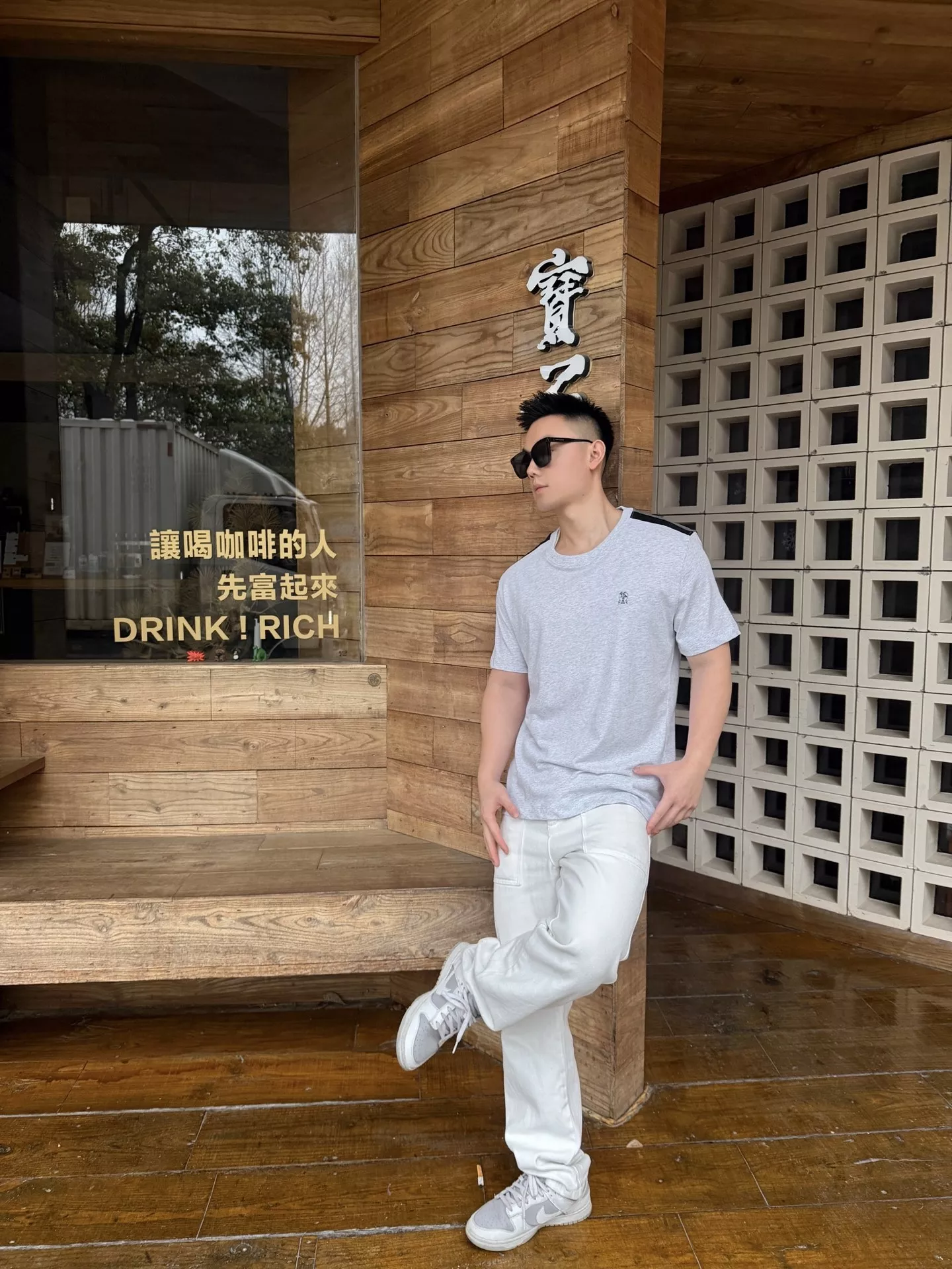 브루넬로쿠치넬리 배색 크루넥 반소매 티셔츠 상세 이미지 14