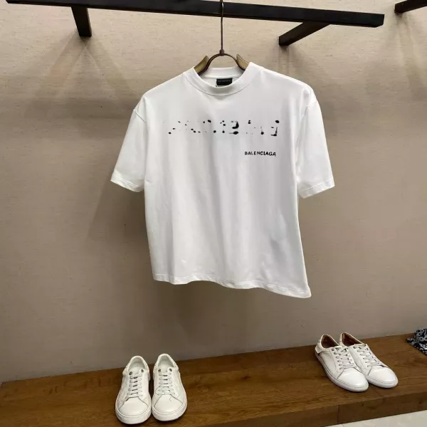 발렌시아가 클래식 레터 프린트 루즈핏 반팔
