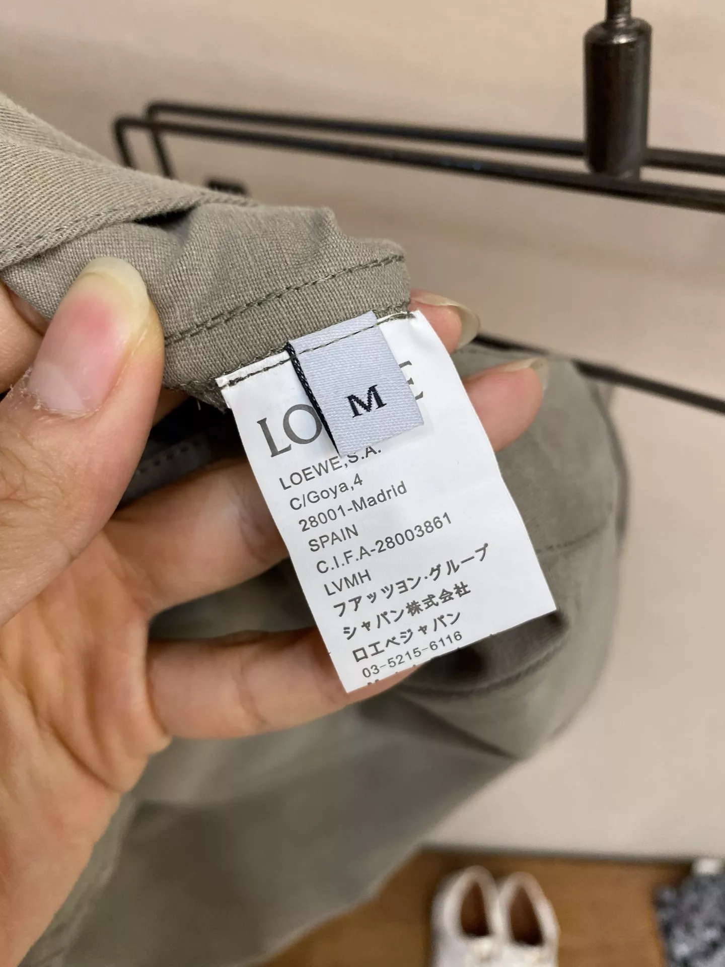로에베 블랙 카고 데님 쇼츠 상세 이미지 15