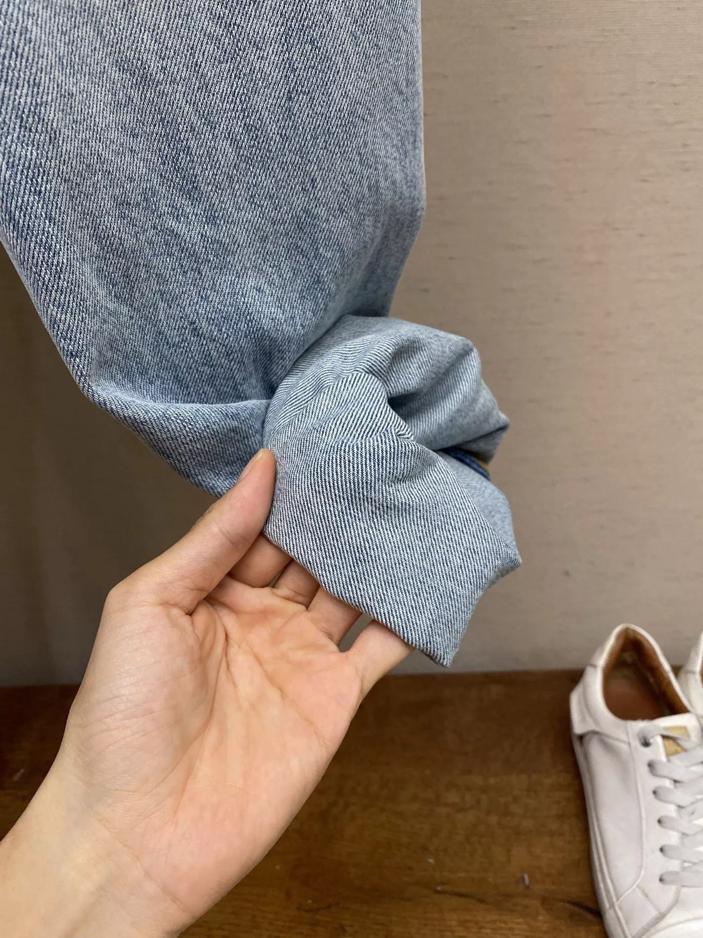 보테가베네타 아이스 블루 워싱 데님 팬츠 상세 이미지 6