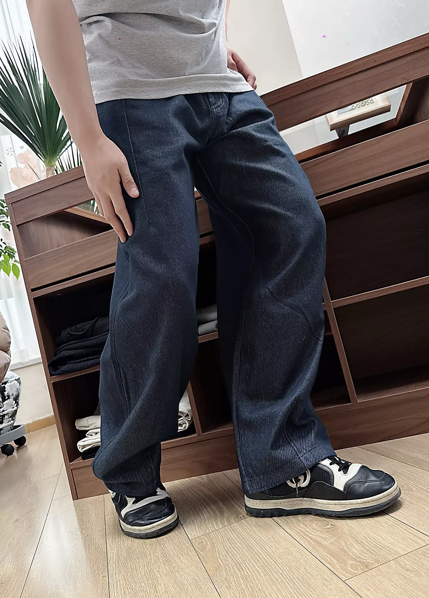 아크네스튜디오 원블루 와이드 드로스트링 팬츠 상세 이미지 15