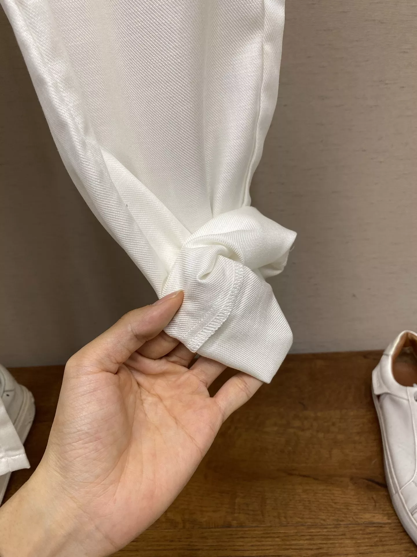 제냐 린넨 혼방 드로스트링 팬츠 상세 이미지 8