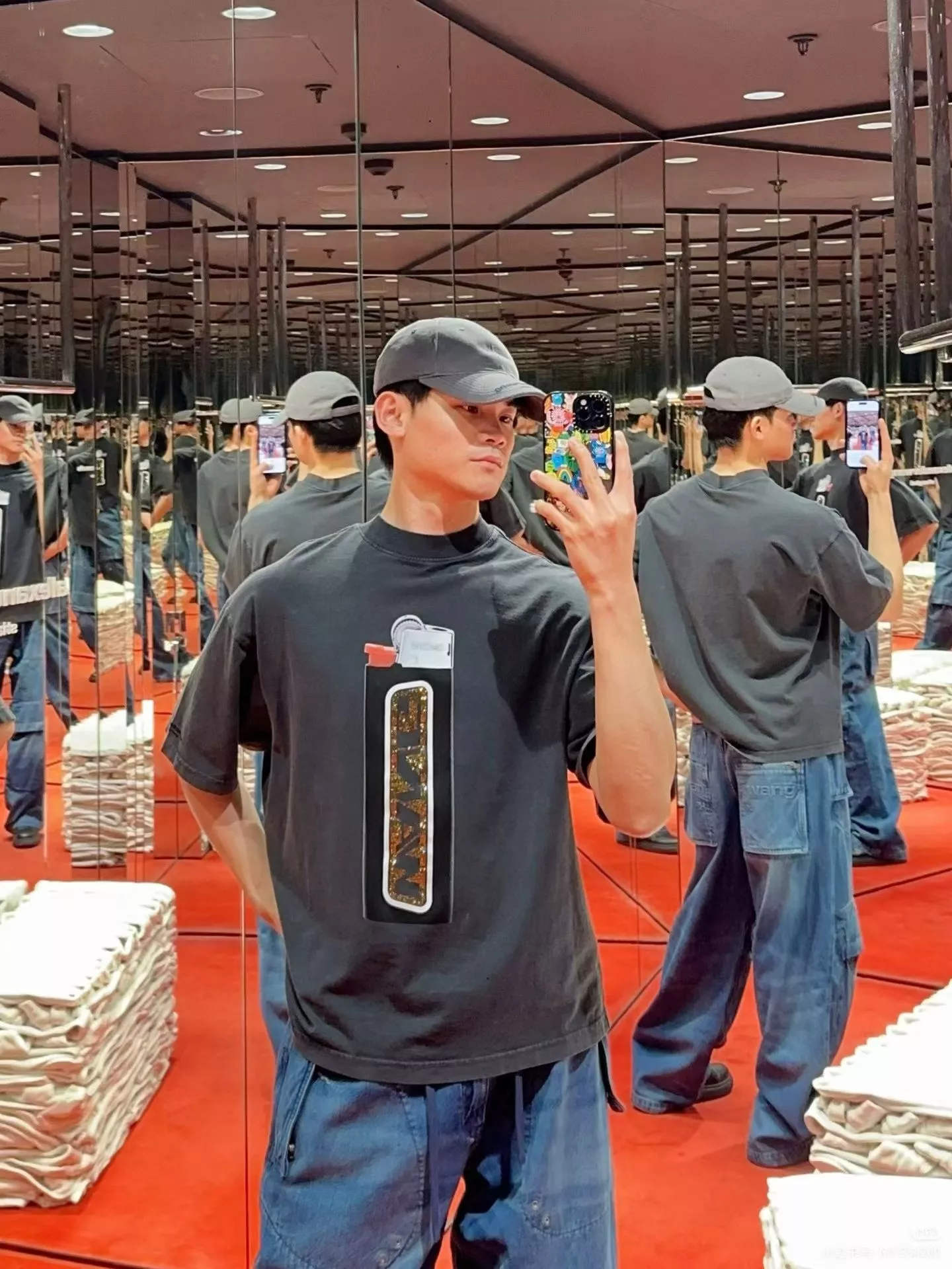 알렉산더왕 스톤 장식 워싱 라운드 반팔 탑 상세 이미지 10