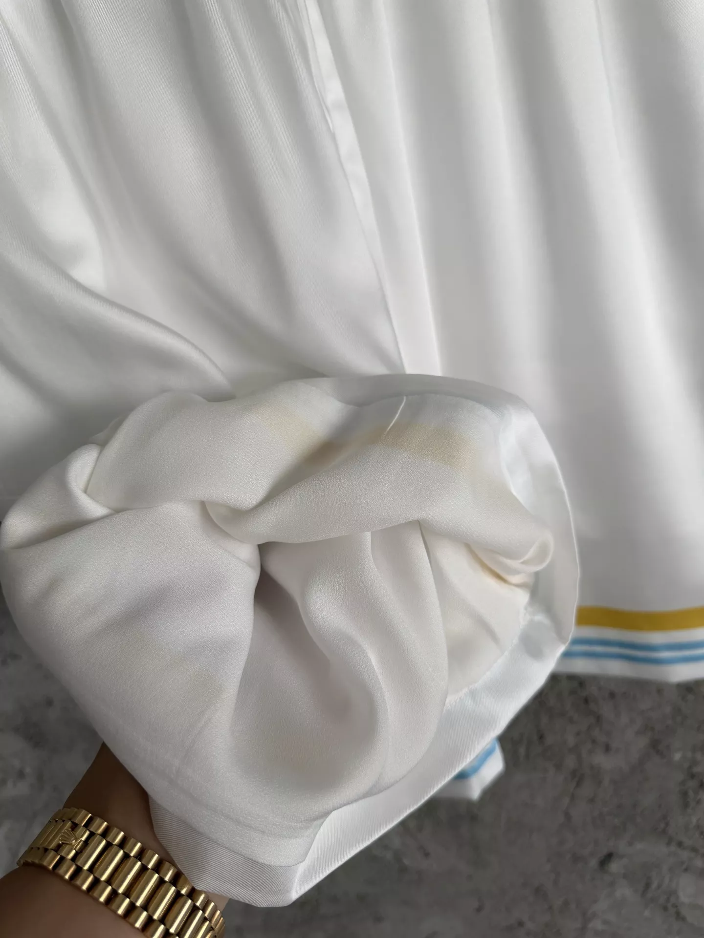 카사블랑카 행성 패턴 실크 쇼츠 상세 이미지 6
