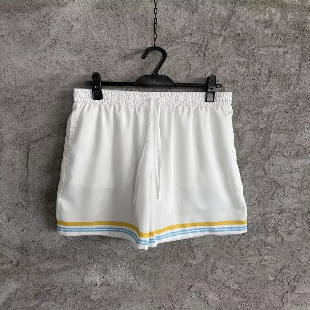 카사블랑카 행성 패턴 실크 쇼츠