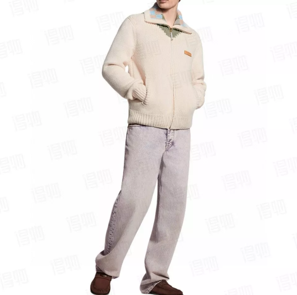 루이비통 퍼플 워싱 스트레이트 데님 팬츠 상세 이미지 20