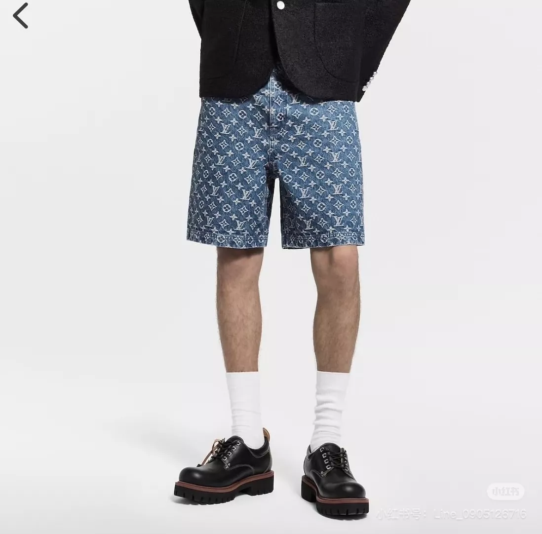 루이비통 모노그램 워싱 데님 쇼츠 상세 이미지 12