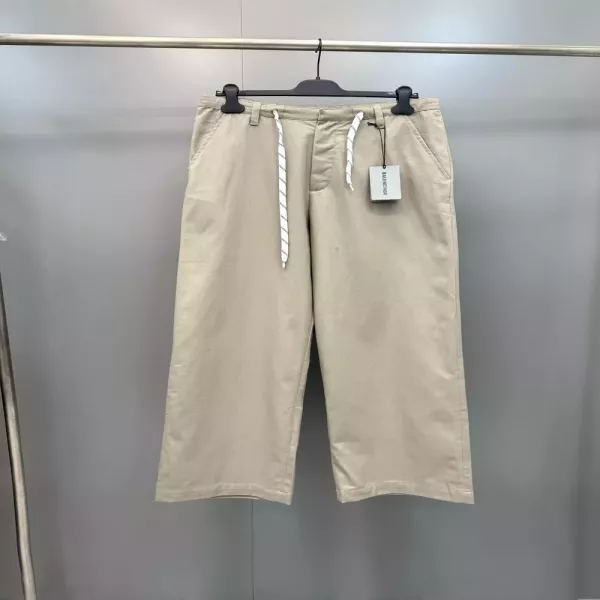 발렌시아가 면 트윌 치노 팬츠