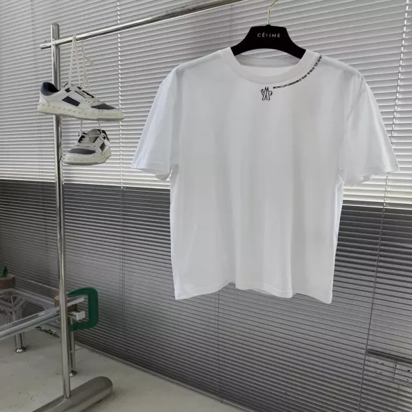 몽클레어 로고 프린트 코튼 티셔츠