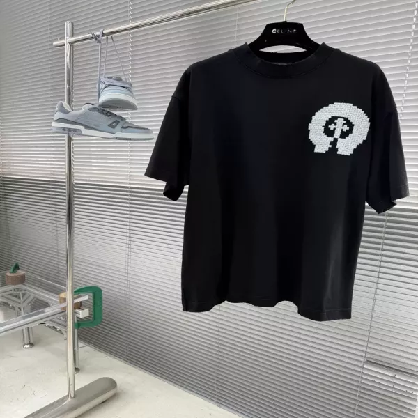 크롬하츠 자수 패치 로고 티셔츠