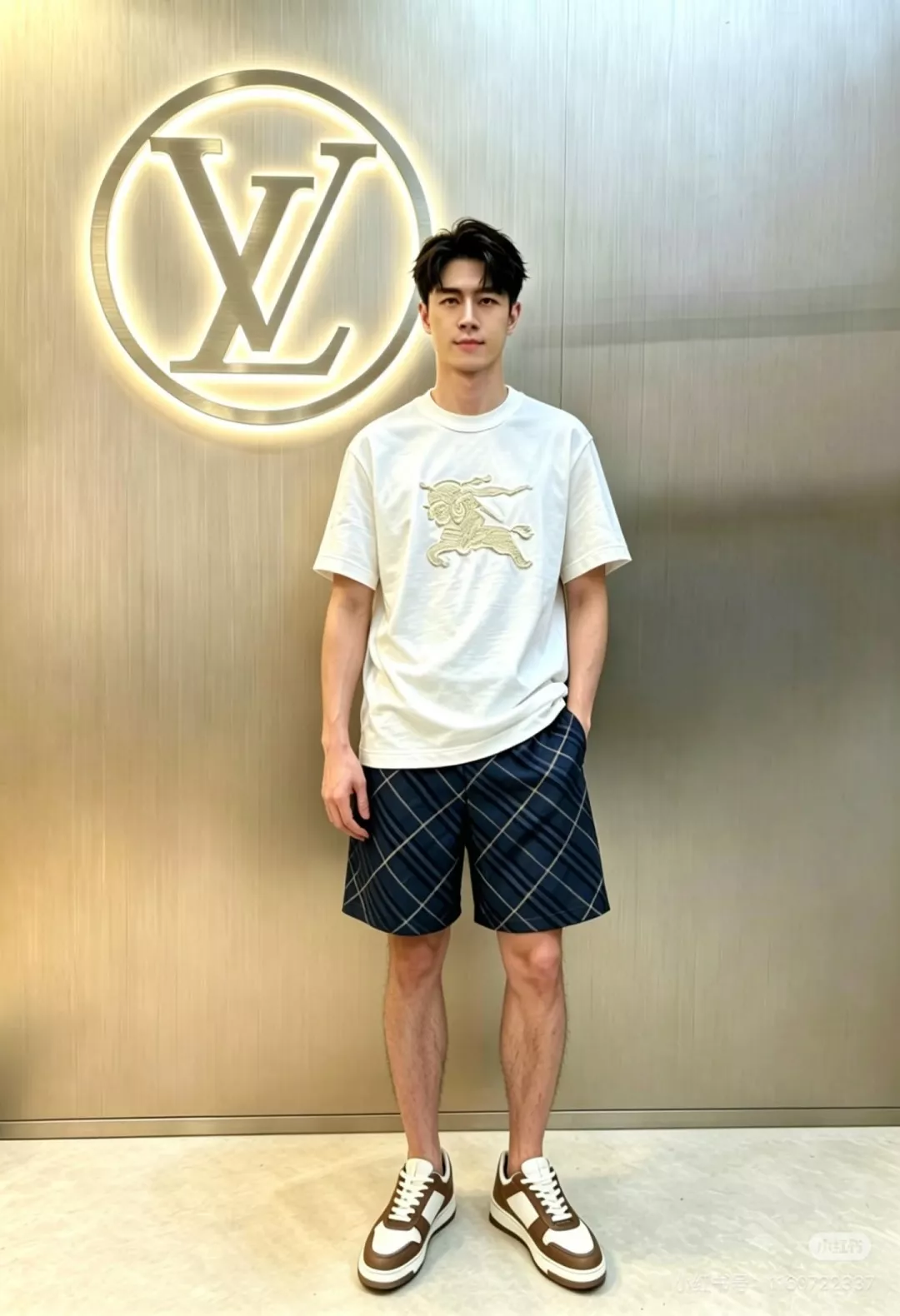 버버리 체크 드로스트링 쇼츠 상세 이미지 30