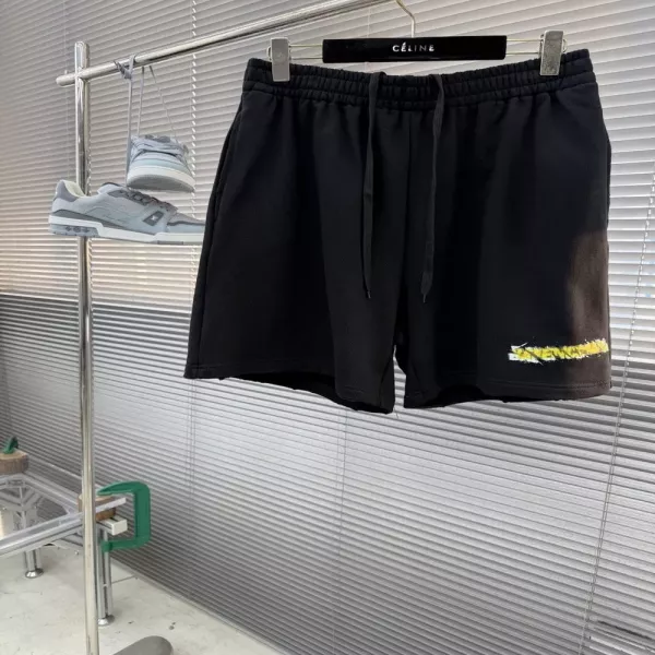 발렌시아가 스프레이 아트 밴딩 쇼트 팬츠