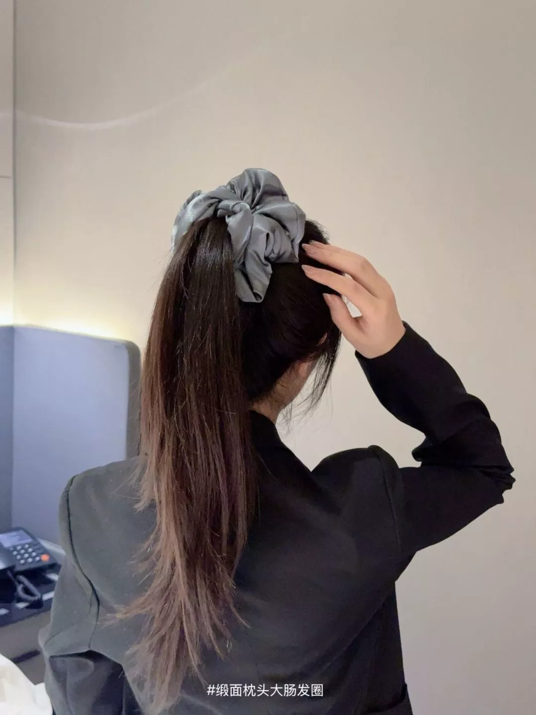 바자르 새틴 투톤 헤어 스크런치 세트 상세 이미지 69