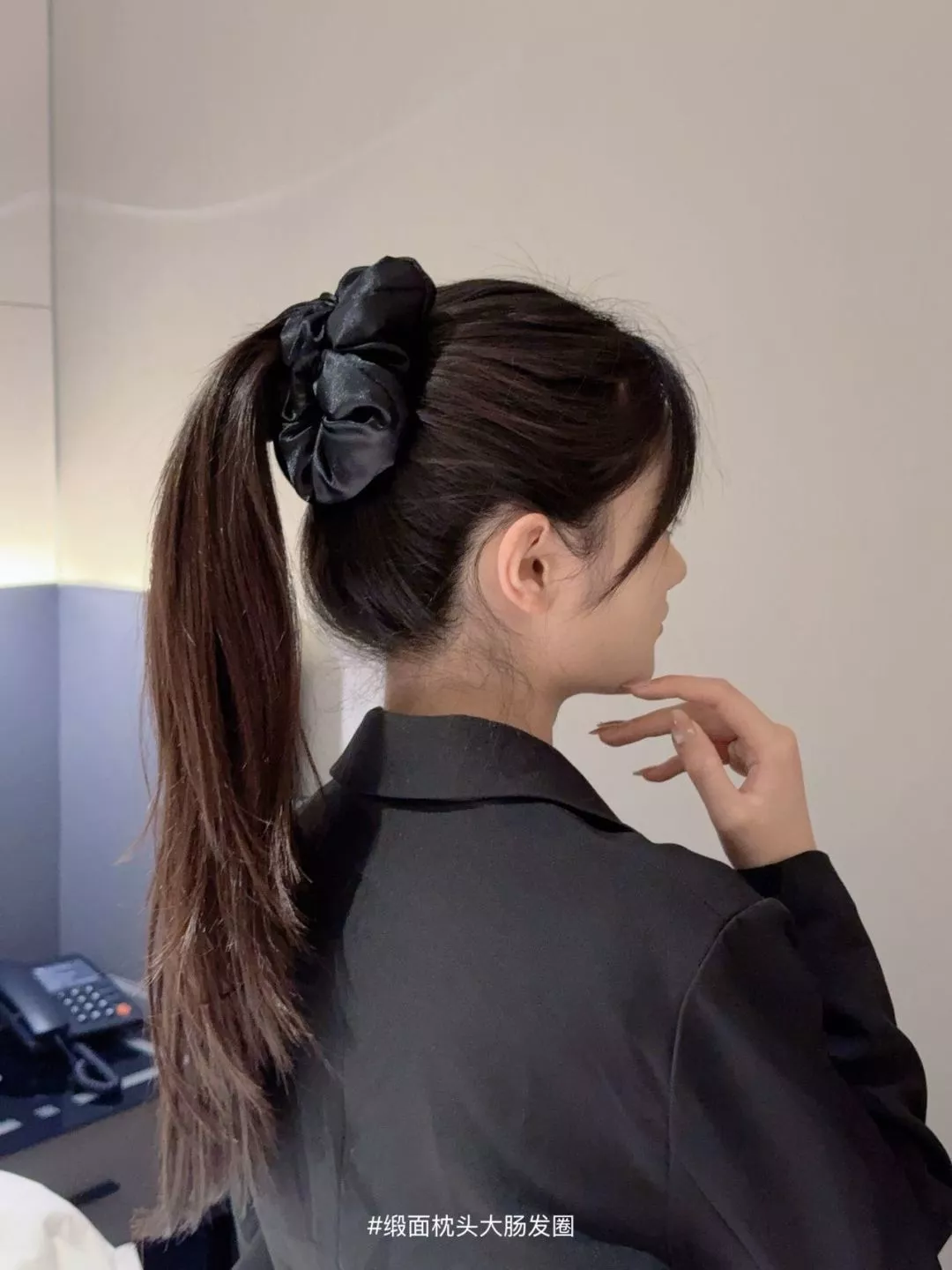 바자르 새틴 투톤 헤어 스크런치 세트 상세 이미지 57