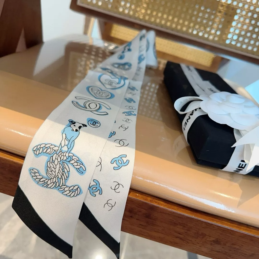 샤넬 실크 트윌리 스카프 상세 이미지 6