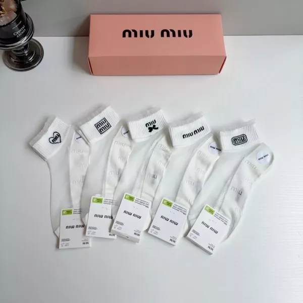 미우미우 시스루 발목 삭스