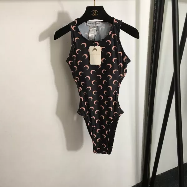 마린세르 달 프린트 오픈백 스윔웨어